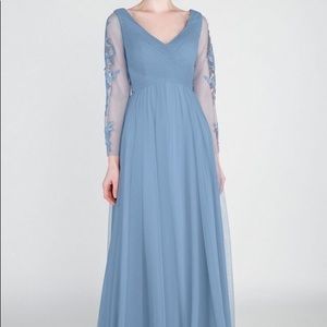 Tulle and Lace A-Line Bridesmaid Dress